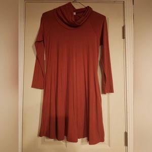 Rust colored dress, women M